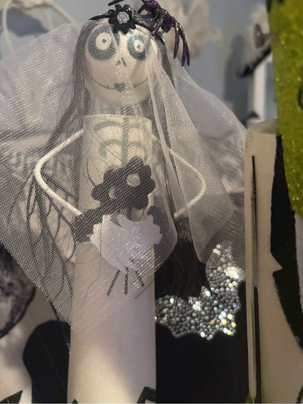 FRANKIE and his BRIDE 15 inc metal HALLOWEEN FUN 🎃 - Picture 3 of 14